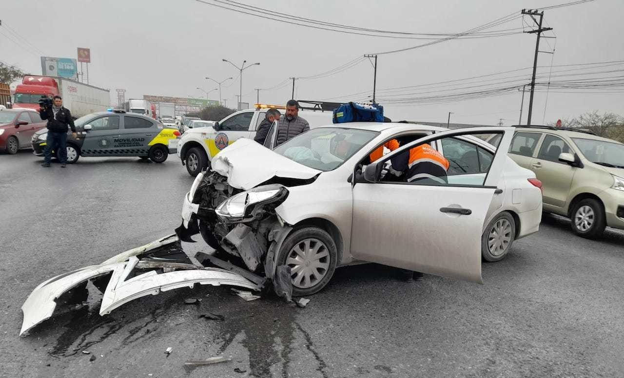 Colisionan Veh Culos En La Carretera A Saltillo