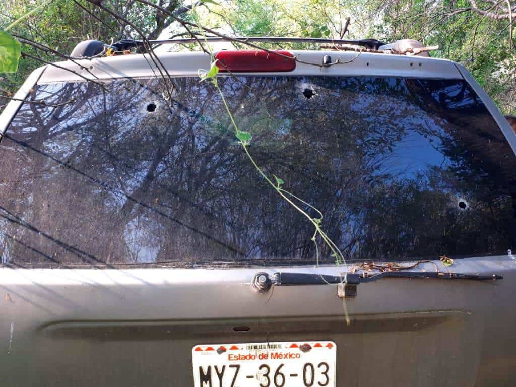 Localizan Camioneta Baleada En Vallecillo