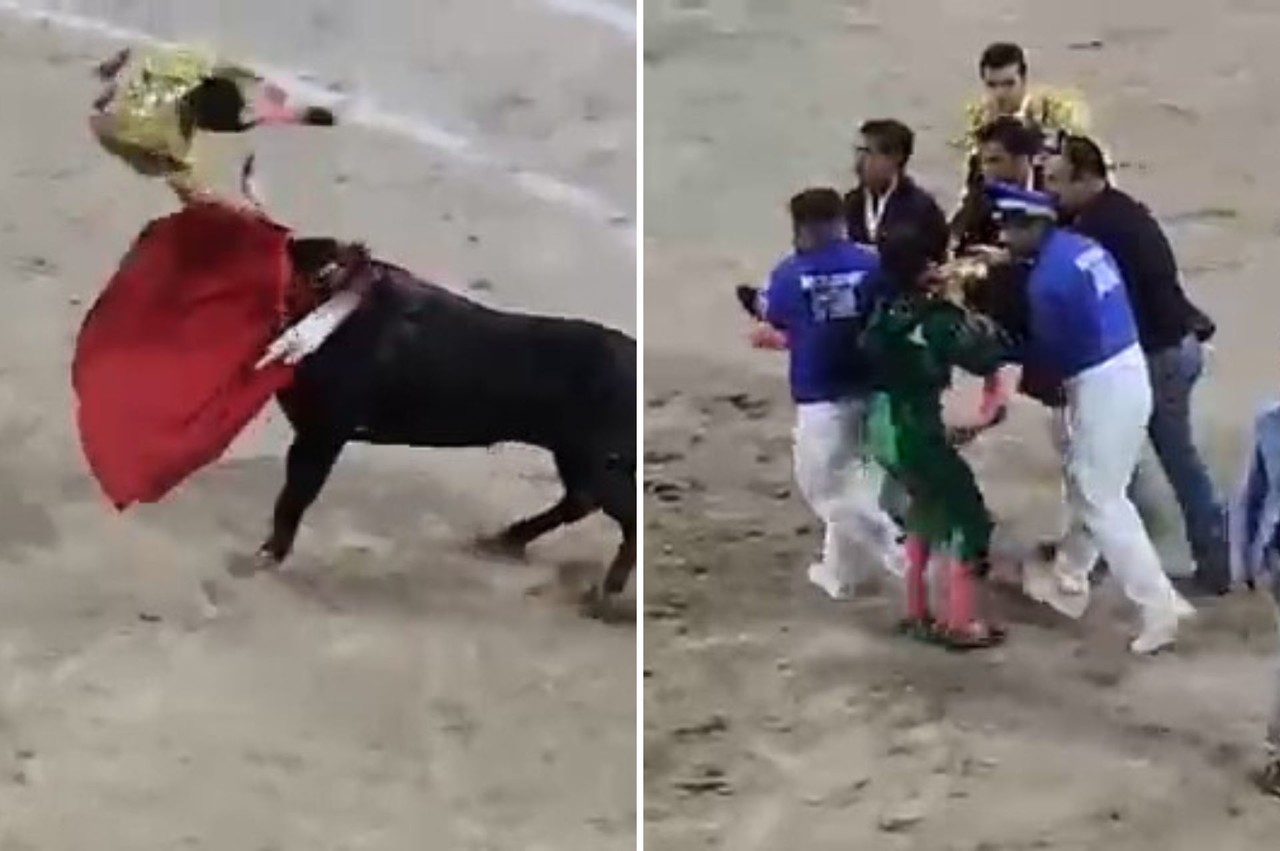 Toro embiste a Joselito Adame en Feria San Marcos 2023