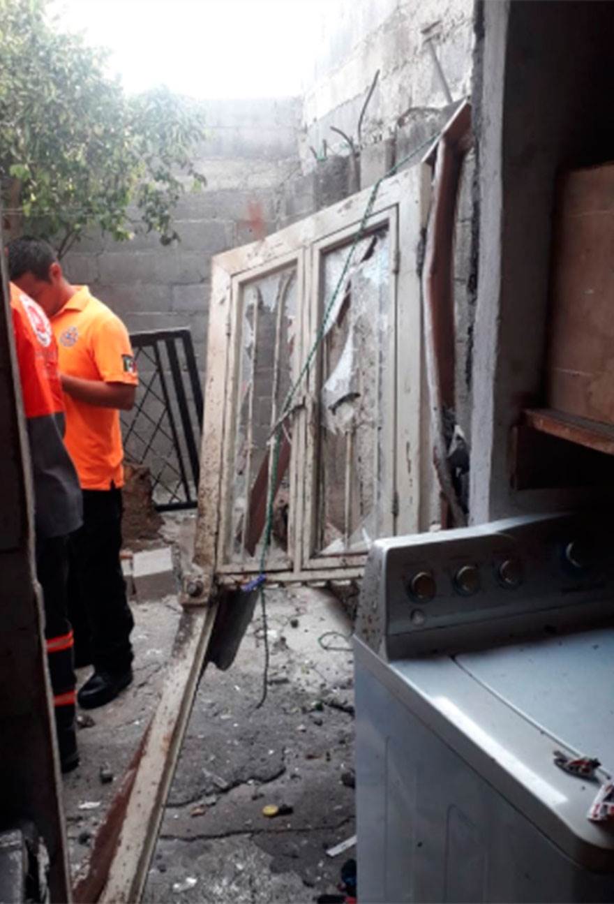 Sufre hombre quemaduras de tercer grado tras explosión