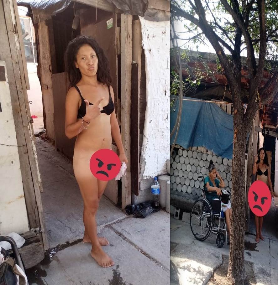 Vecinos de García piden ayuda para mujer que pasea desnuda por su colonia