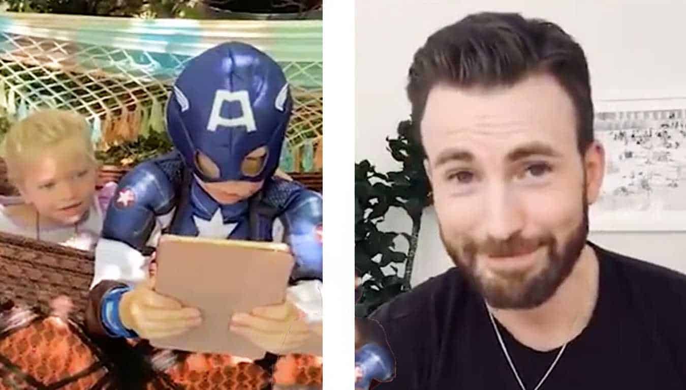 Chris Evans Entrega Escudo Del Capit N Am Rica A Ni O Que Salv A Su