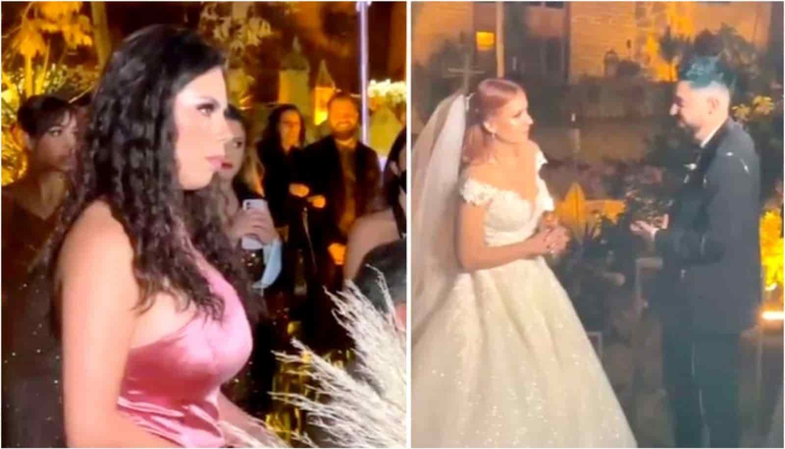 Lizbeth Rodríguez interrumpe boda y acusa a novio de infiel